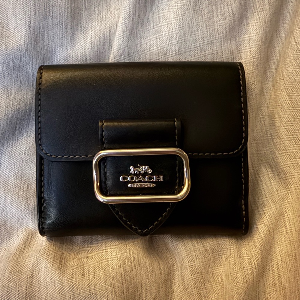 Coach Black Leather Wallet